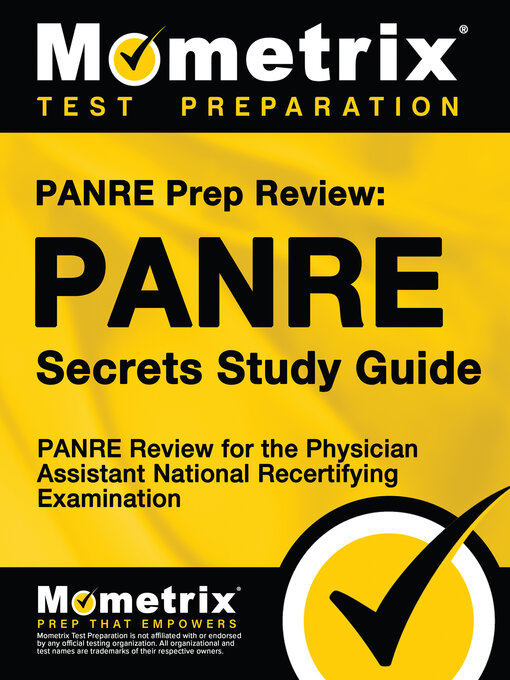 Title details for PANRE Prep Review: PANRE Secrets Study Guide by PANRE Exam Secrets Test Prep Staff - Available